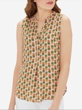 The Limited Pink Pineapple Print Top